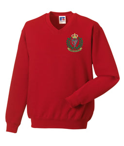 London Irish Rifles V Neck Sweatshirt